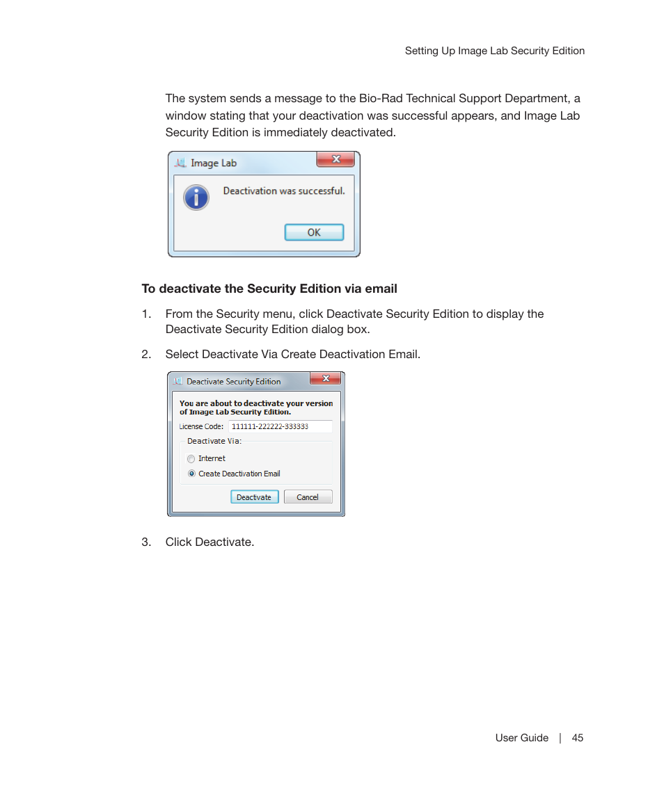 Bio-Rad Image Lab™ Software User Manual | Page 45 / 236