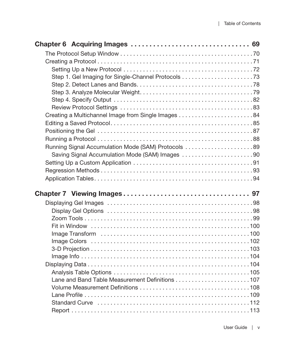 Bio-Rad Image Lab™ Software User Manual | Page 5 / 236