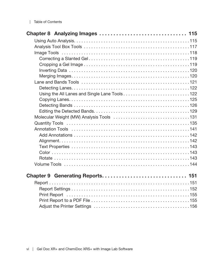 Bio-Rad Image Lab™ Software User Manual | Page 6 / 236