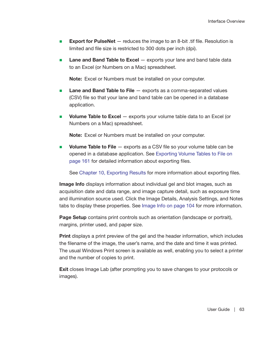 Bio-Rad Image Lab™ Software User Manual | Page 63 / 236