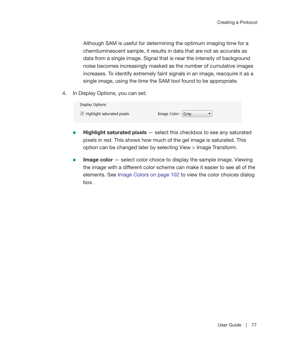 Bio-Rad Image Lab™ Software User Manual | Page 77 / 236