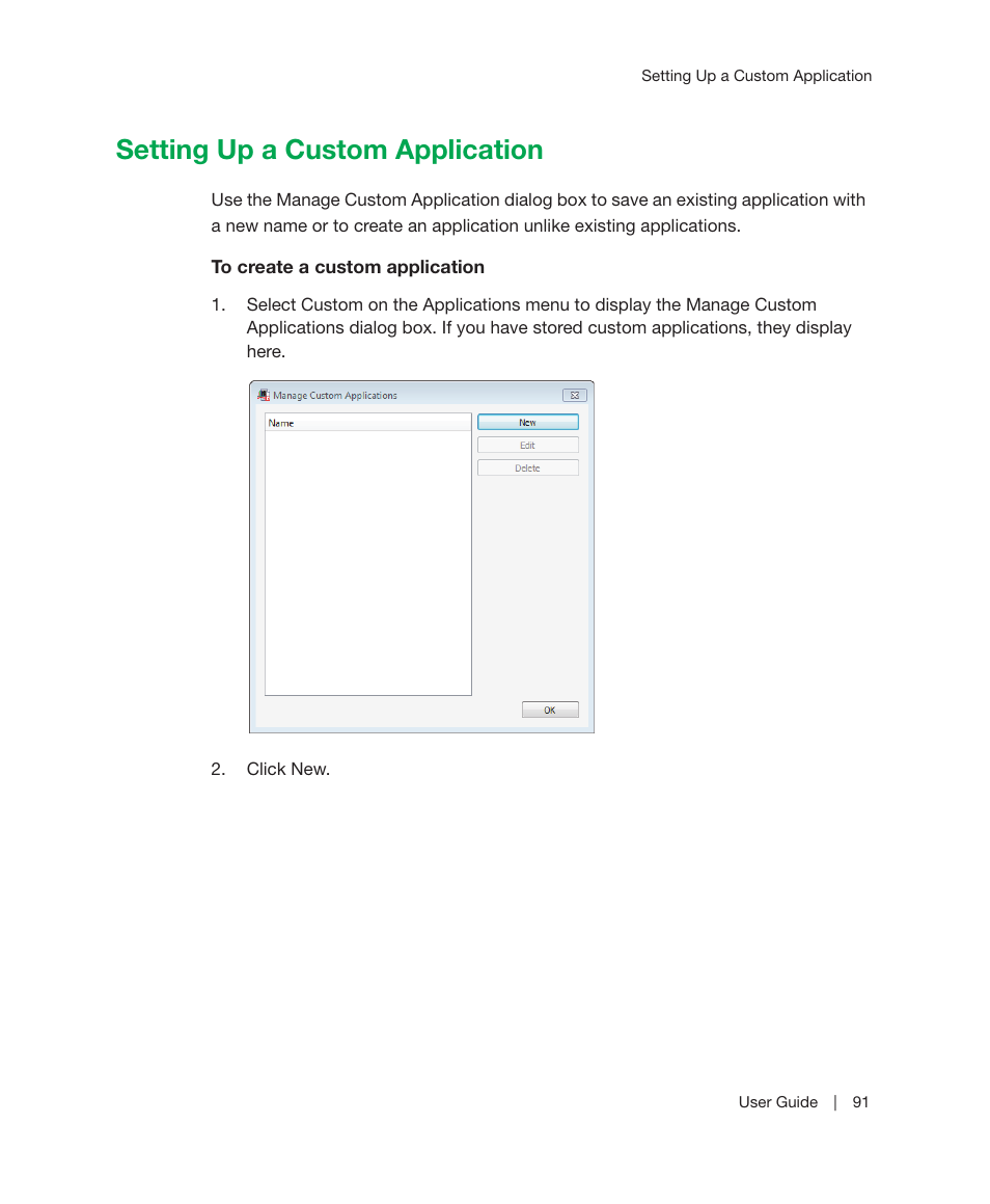 Setting up a custom application, Setting up a custom application on | Bio-Rad Image Lab™ Software User Manual | Page 91 / 236