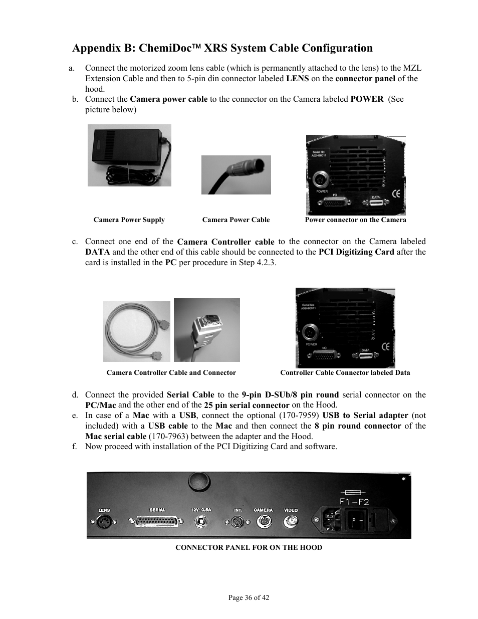 Bio-Rad Gel Doc™ XR+ System User Manual | Page 36 / 42