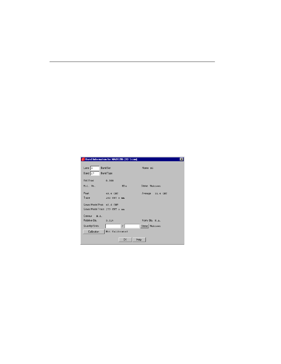 6 band information, Band information -16 | Bio-Rad Quantity One 1-D Analysis Software User Manual | Page 133 / 444