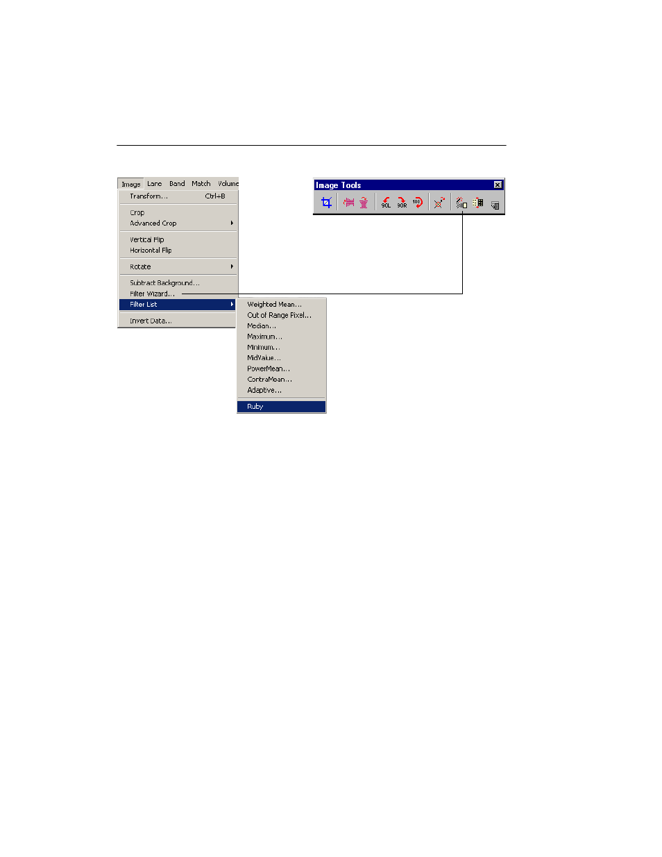 A filter wizard | Bio-Rad Quantity One 1-D Analysis Software User Manual | Page 85 / 444