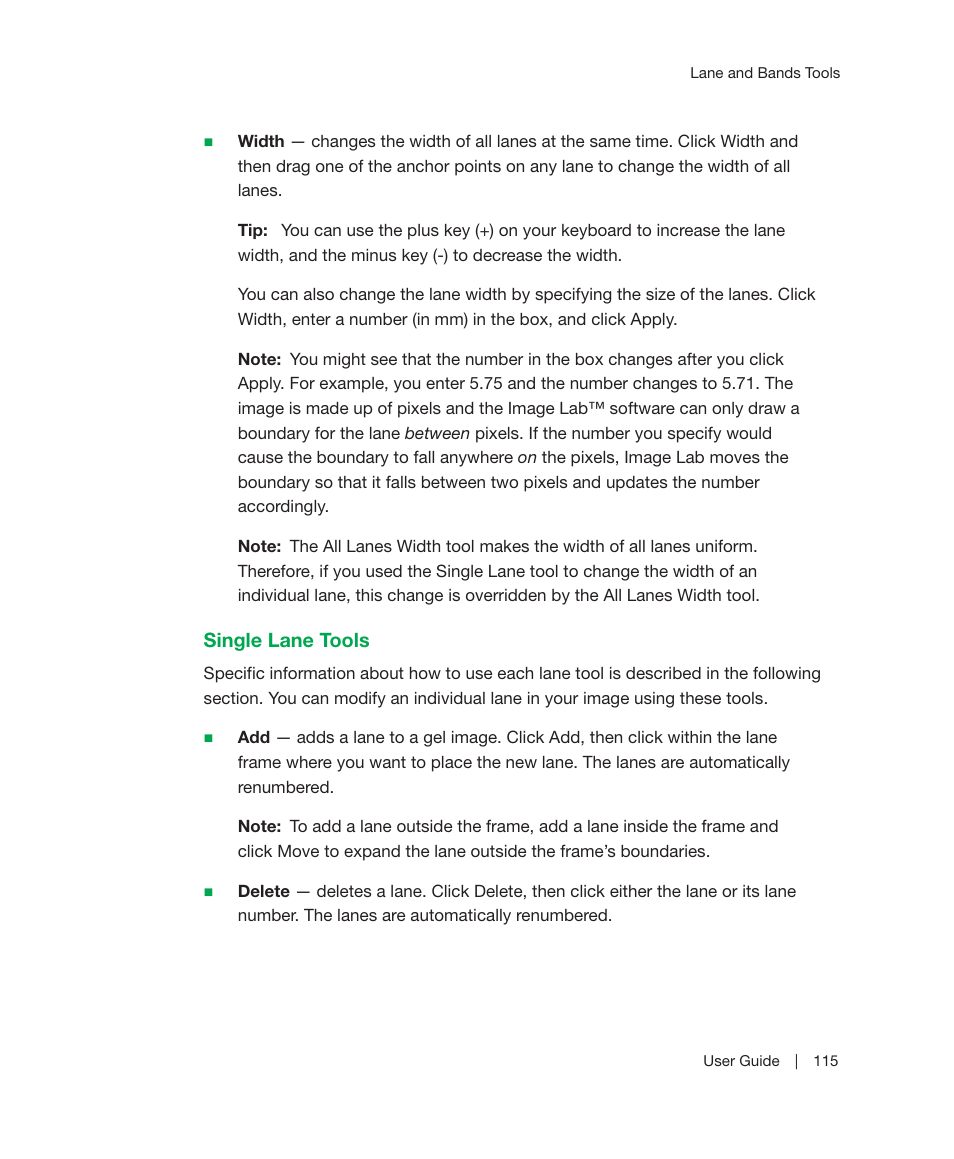 Bio-Rad Image Lab™ Software User Manual | Page 115 / 212