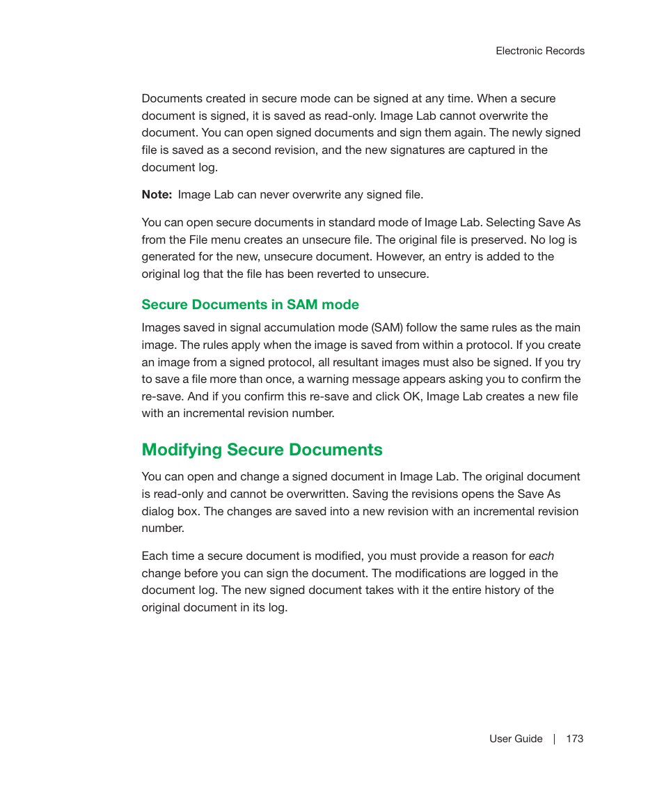Modifying secure documents | Bio-Rad Image Lab™ Software User Manual | Page 173 / 212