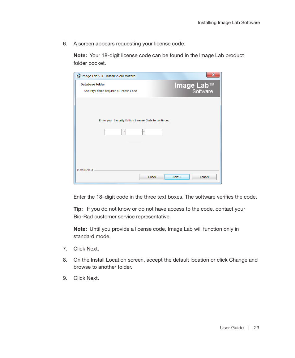 Bio-Rad Image Lab™ Software User Manual | Page 23 / 212