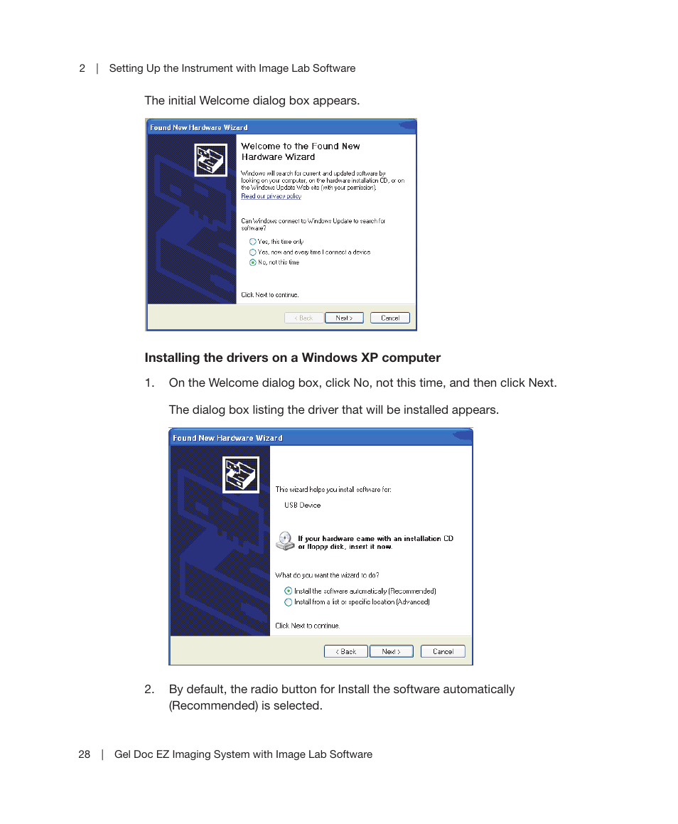 Bio-Rad Image Lab™ Software User Manual | Page 28 / 212