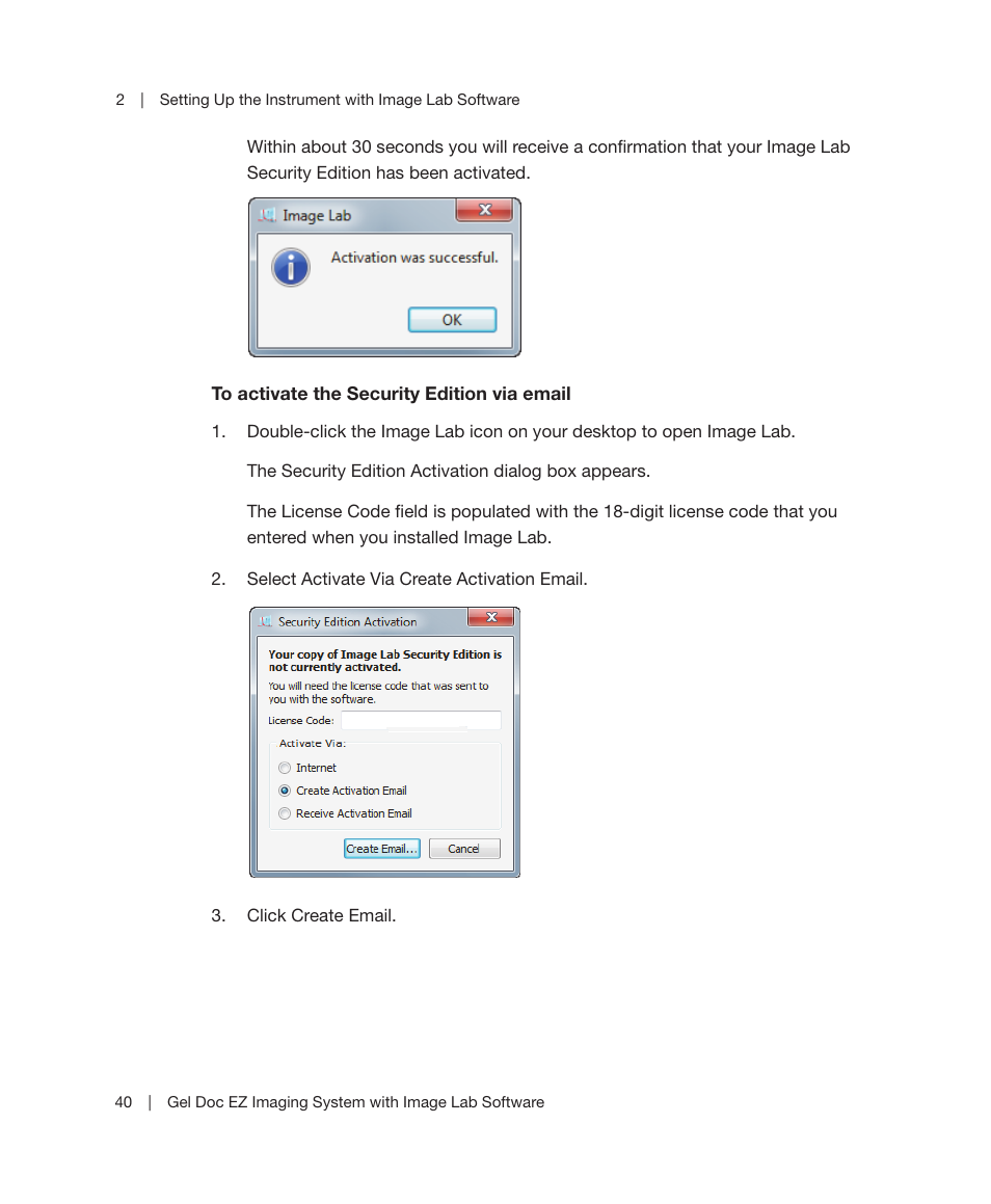 Bio-Rad Image Lab™ Software User Manual | Page 40 / 212
