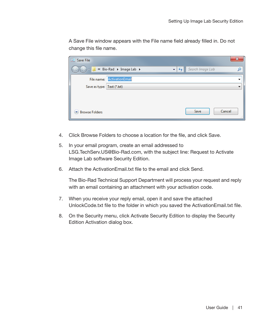 Bio-Rad Image Lab™ Software User Manual | Page 41 / 212