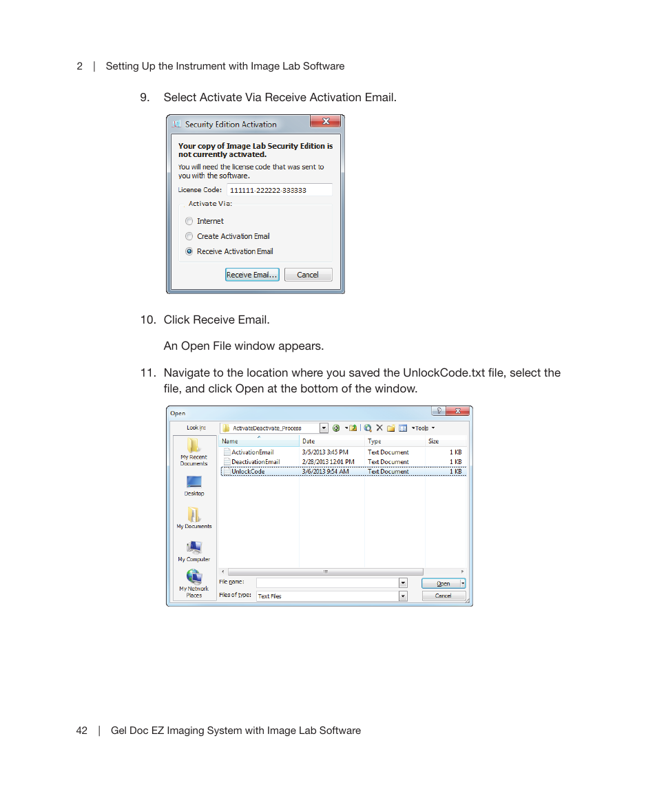 Bio-Rad Image Lab™ Software User Manual | Page 42 / 212