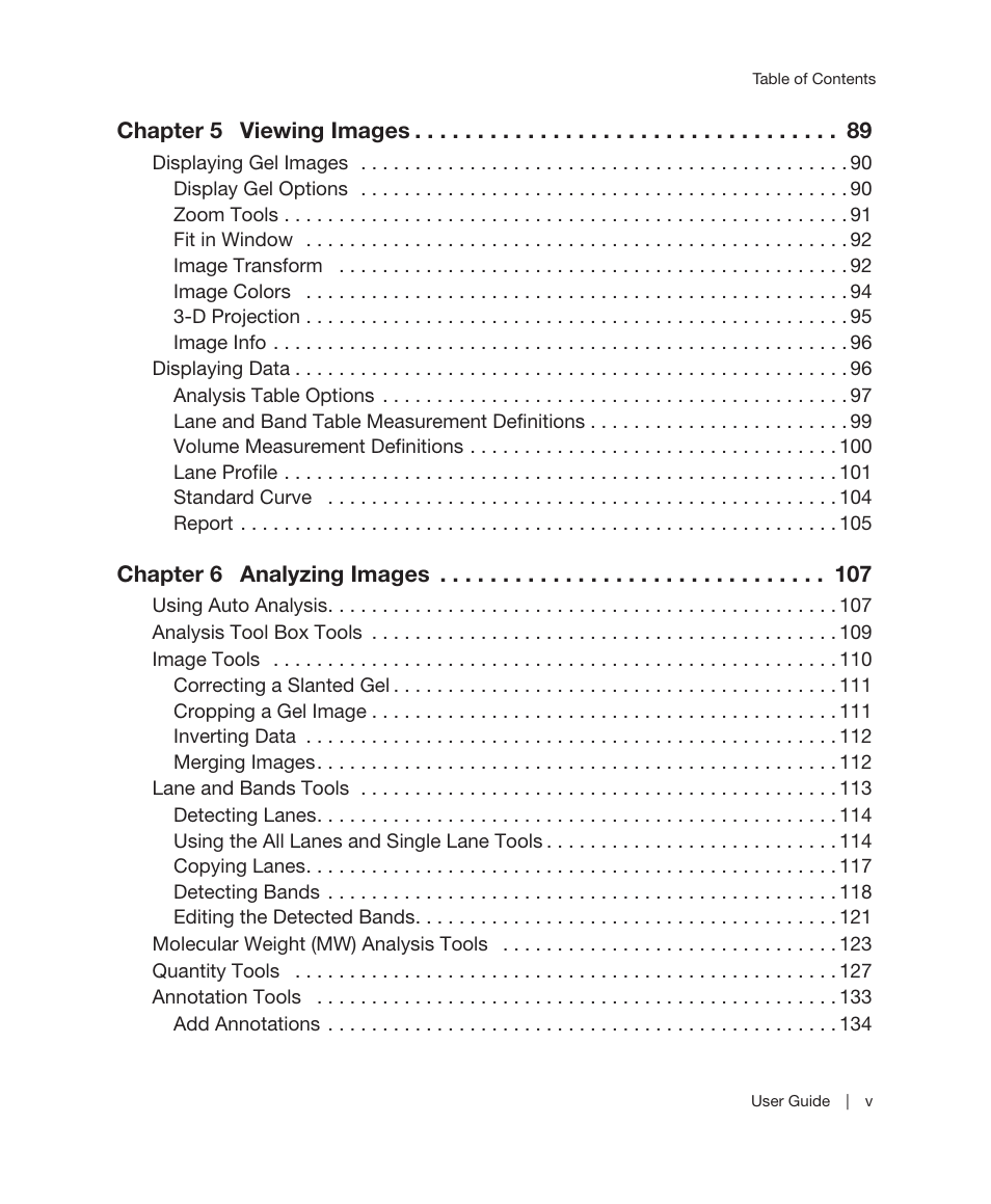 Bio-Rad Image Lab™ Software User Manual | Page 5 / 212