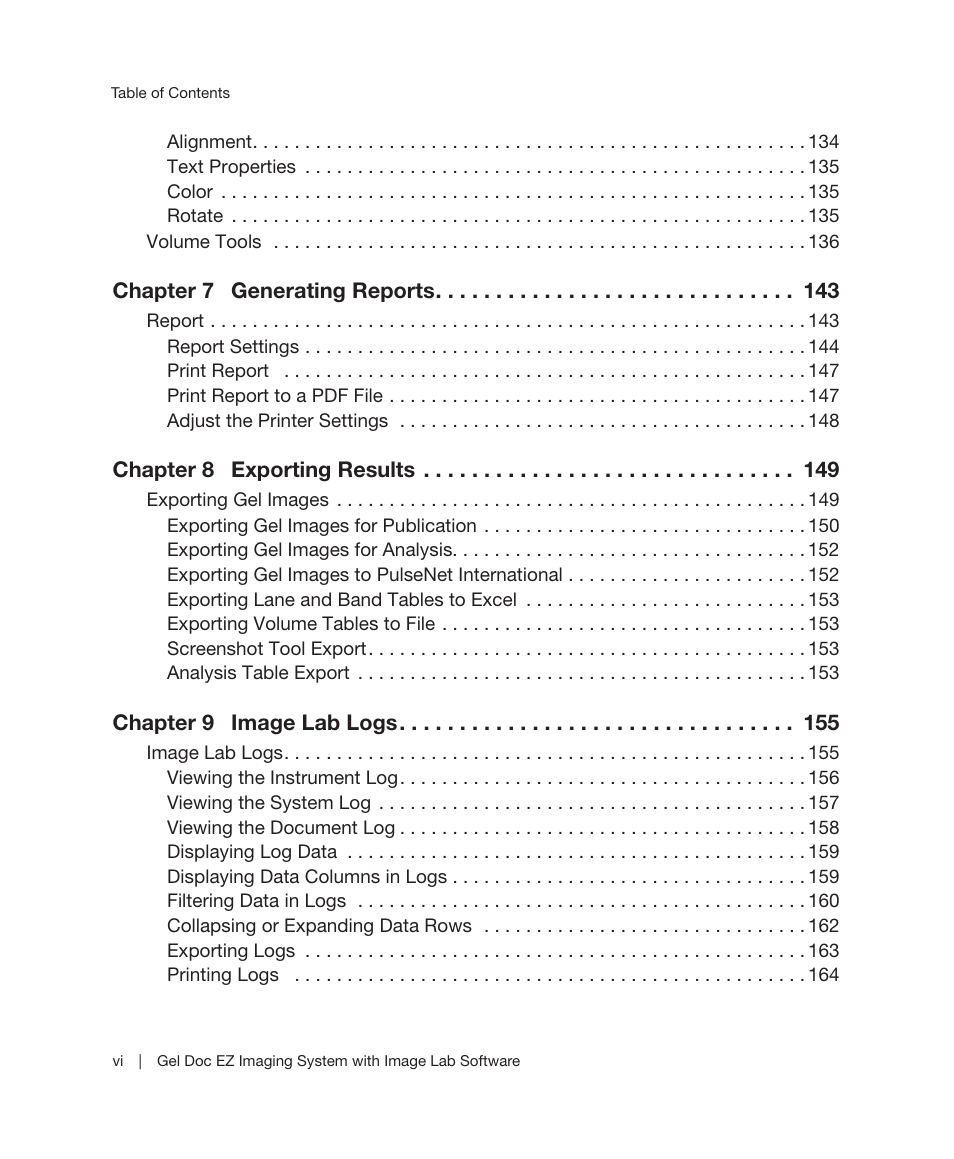 Bio-Rad Image Lab™ Software User Manual | Page 6 / 212