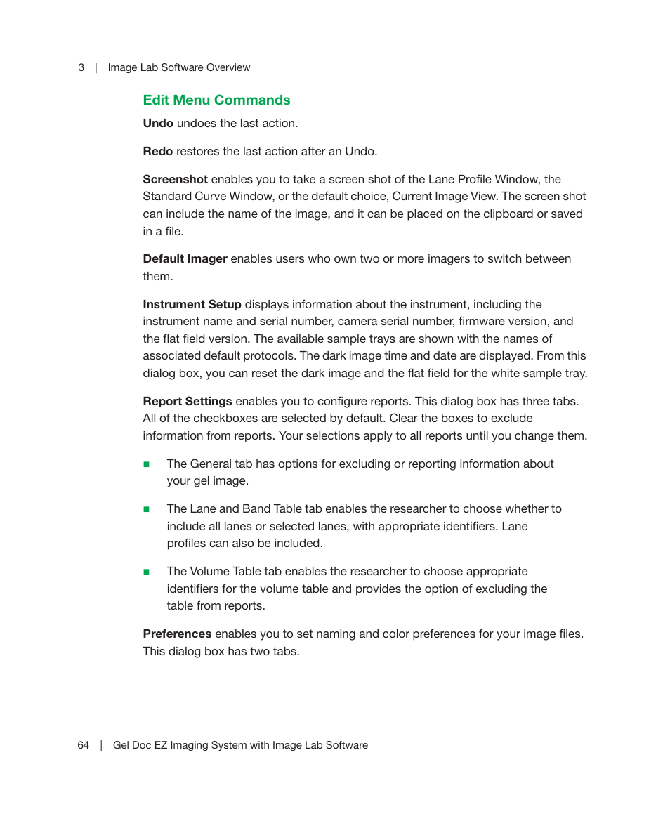 Bio-Rad Image Lab™ Software User Manual | Page 64 / 212