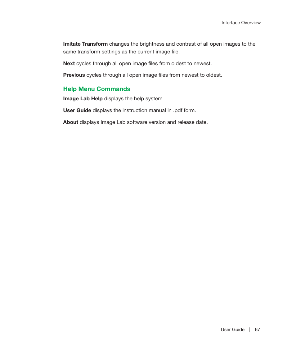 Bio-Rad Image Lab™ Software User Manual | Page 67 / 212
