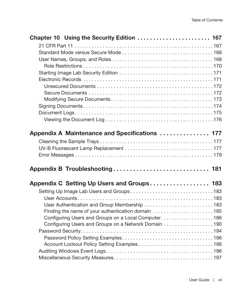 Bio-Rad Image Lab™ Software User Manual | Page 7 / 212