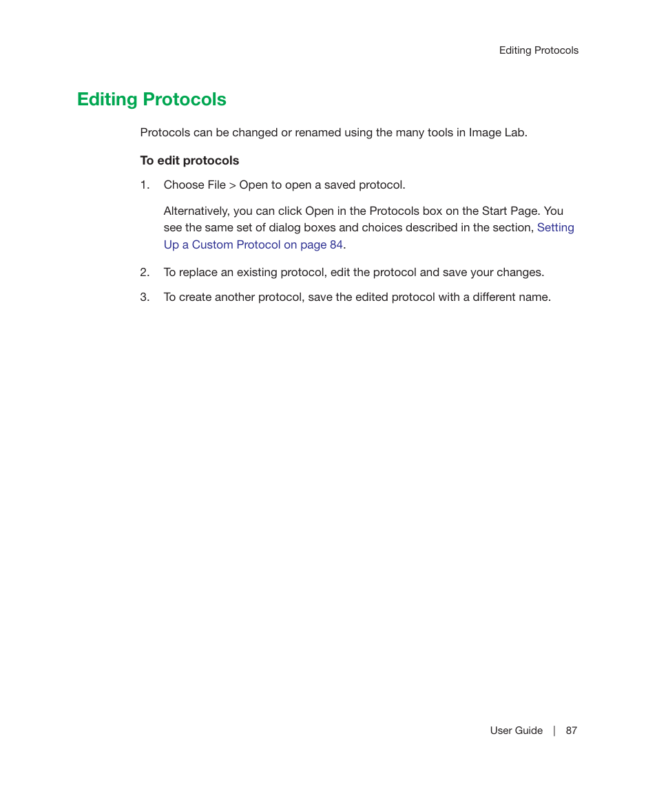 Editing protocols | Bio-Rad Image Lab™ Software User Manual | Page 87 / 212