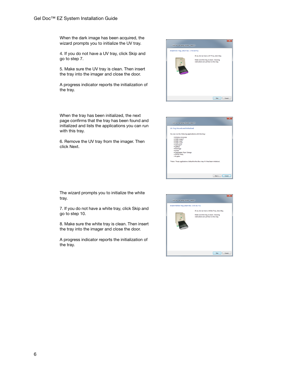 Bio-Rad Gel Doc™ EZ System User Manual | Page 6 / 22