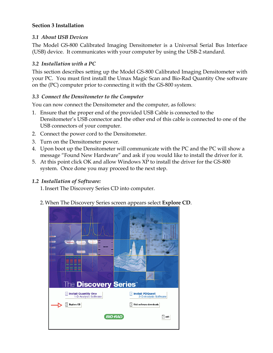 Bio-Rad GS-800™ Calibrated Densitometer User Manual | Page 10 / 22