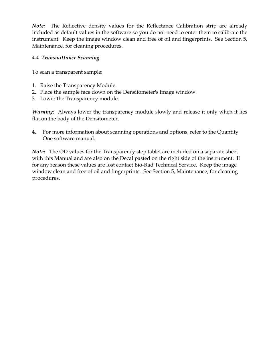 Bio-Rad GS-800™ Calibrated Densitometer User Manual | Page 16 / 22