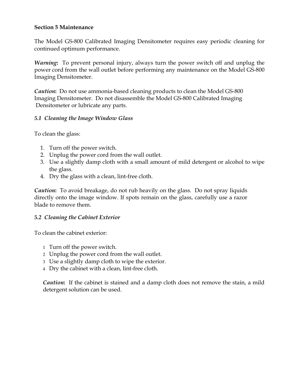 Bio-Rad GS-800™ Calibrated Densitometer User Manual | Page 17 / 22