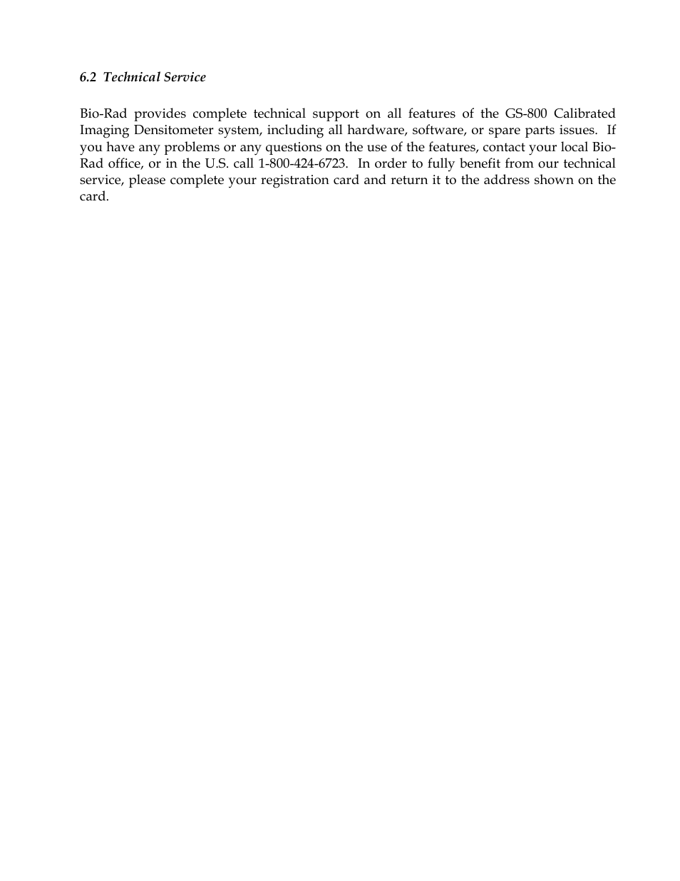 Bio-Rad GS-800™ Calibrated Densitometer User Manual | Page 20 / 22