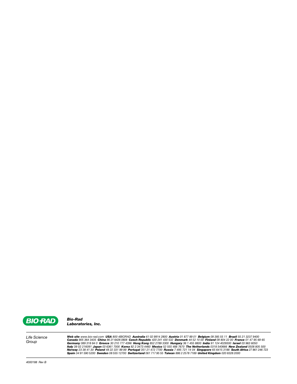 Bio-Rad GS-800™ Calibrated Densitometer User Manual | Page 22 / 22