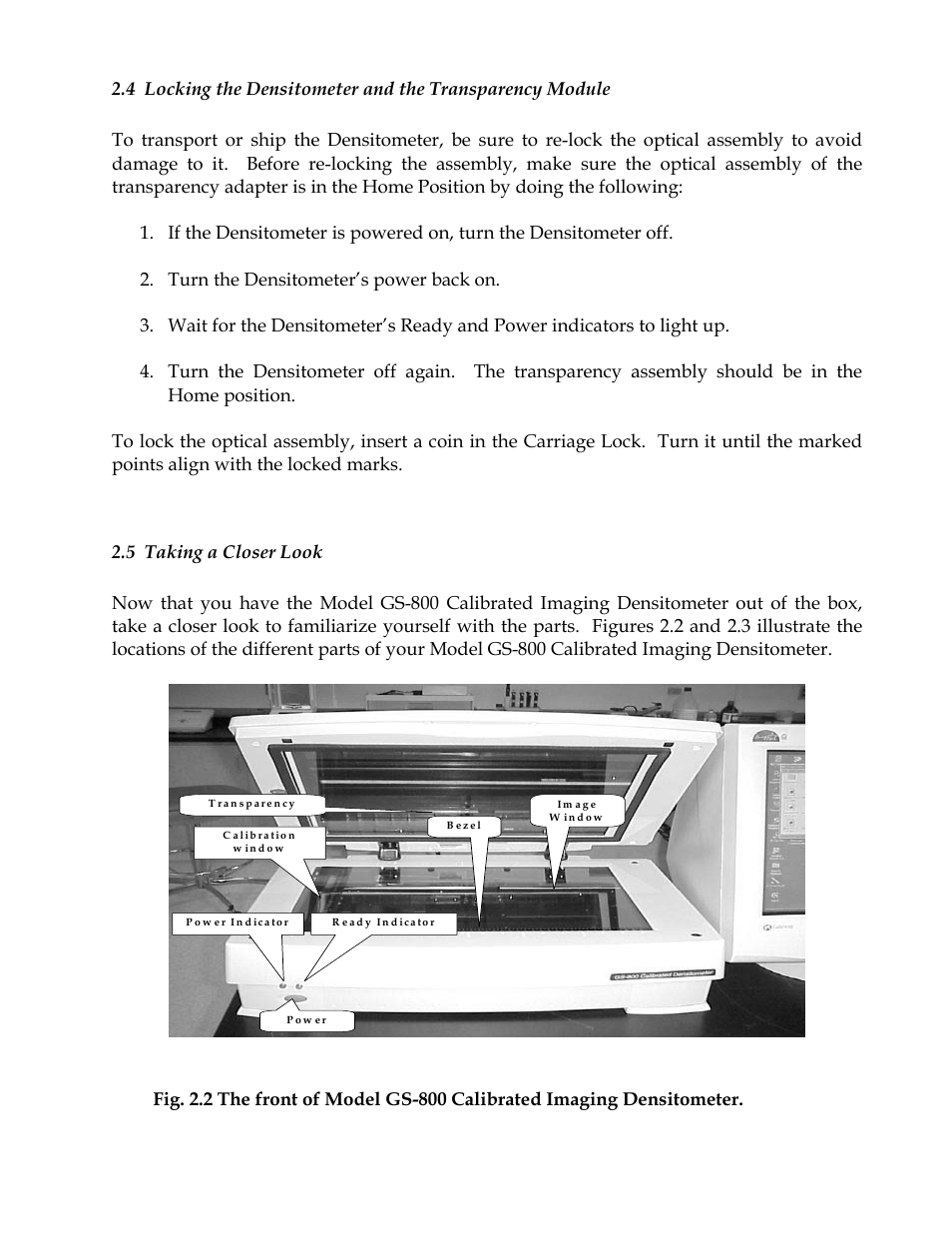 Bio-Rad GS-800™ Calibrated Densitometer User Manual | Page 8 / 22
