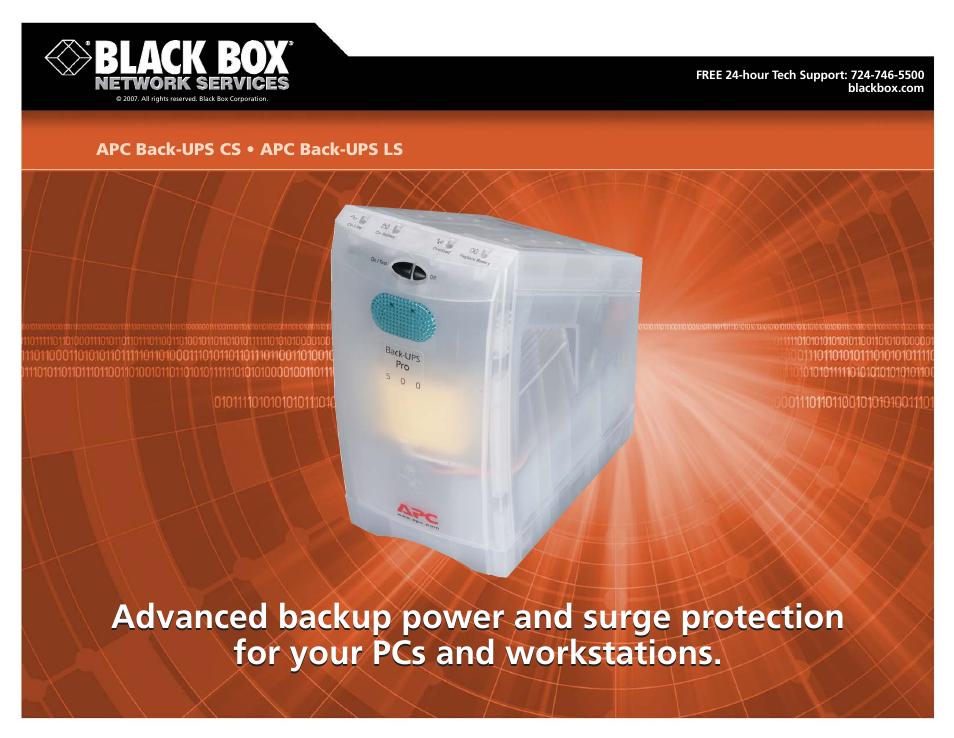 Black Box APC LS User Manual | 4 pages