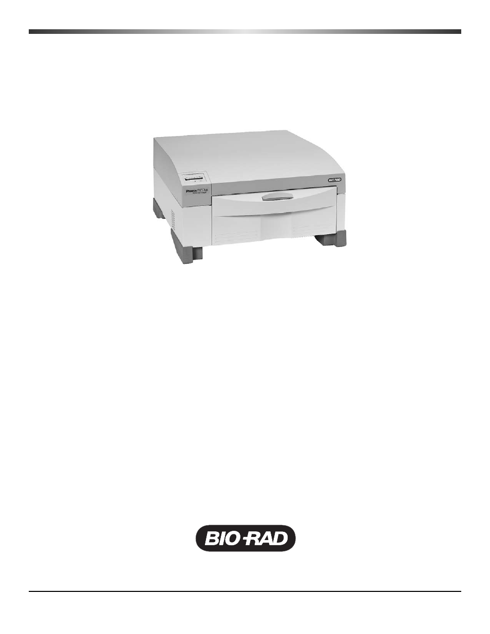Bio-Rad Personal Molecular Imager™ (PMI™) System User Manual | 32 pages
