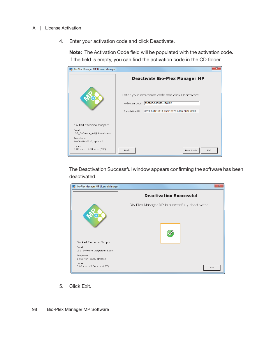 Bio-Rad Bio-Plex Manager™ MP Software Upgrade User Manual | Page 100 / 118