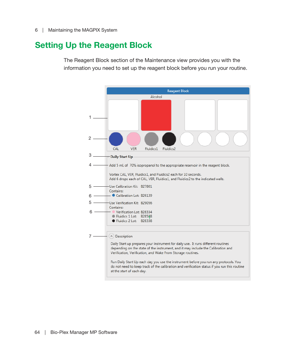 Setting up the reagent block | Bio-Rad Bio-Plex Manager™ MP Software Upgrade User Manual | Page 66 / 118