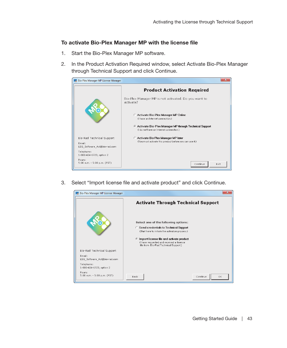 Bio-Rad Bio-Plex Manager™ MP Software Upgrade User Manual | Page 45 / 48