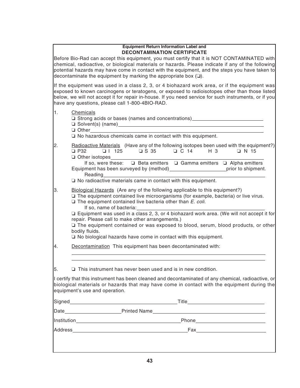 Bio-Rad Bio-Plex® 200 Systems User Manual | Page 48 / 50