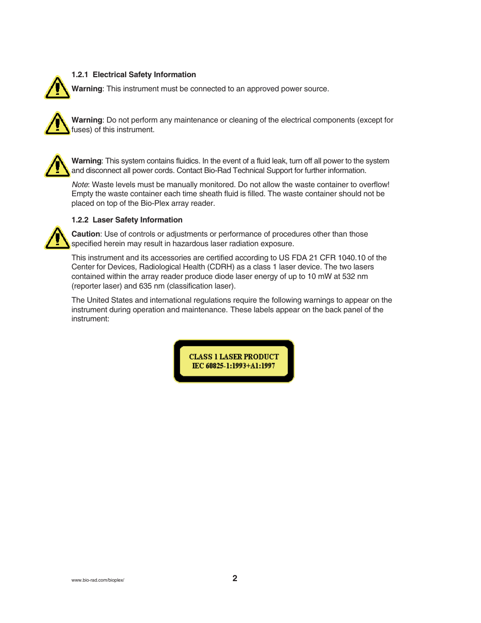 Bio-Rad Bio-Plex® 200 Systems User Manual | Page 7 / 50