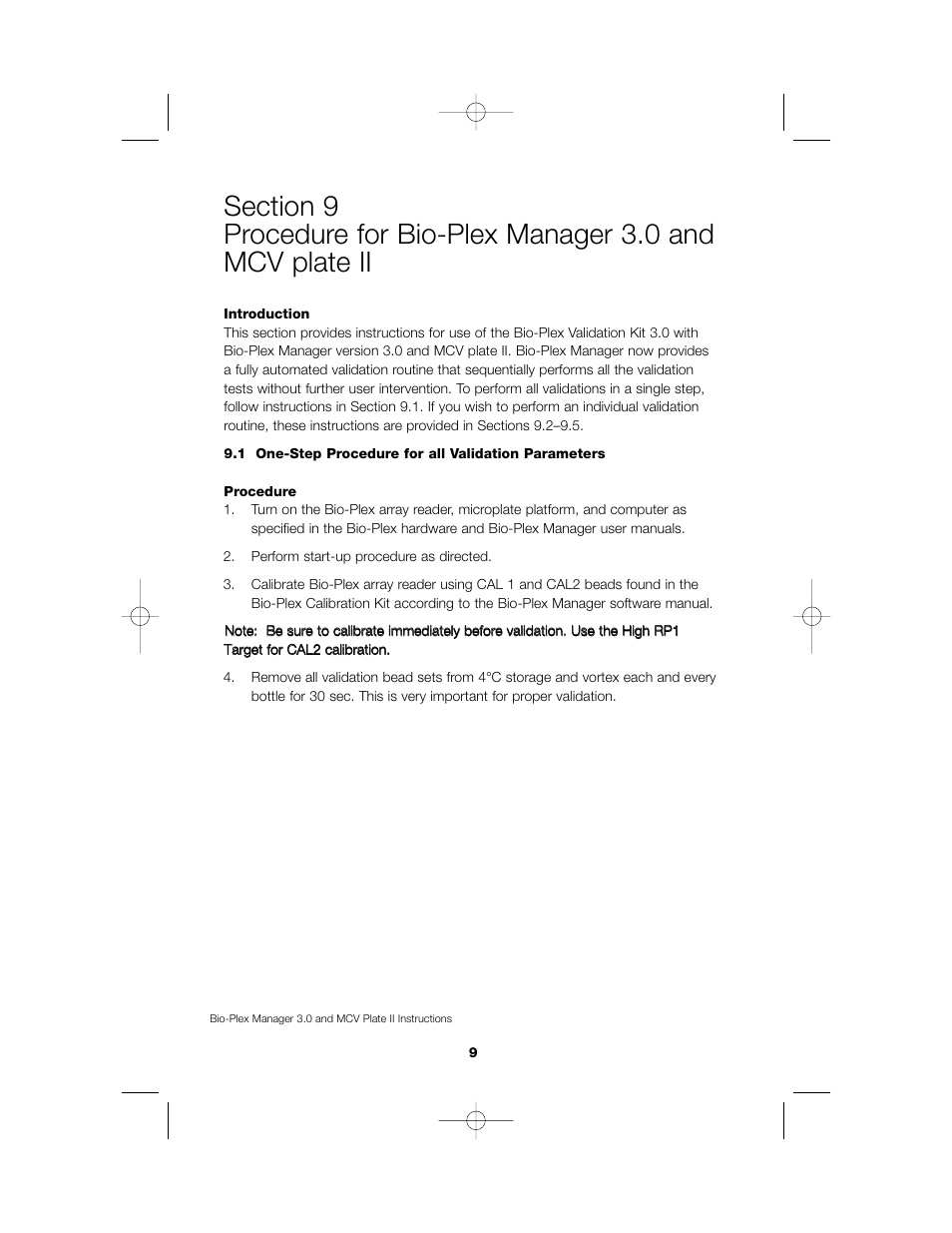 Bio-Rad Bio-Plex System Validation and Calibration Tools User Manual | Page 12 / 36