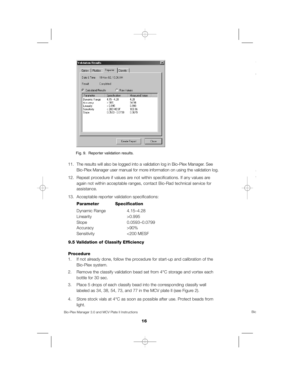 Bio-Rad Bio-Plex System Validation and Calibration Tools User Manual | Page 19 / 36