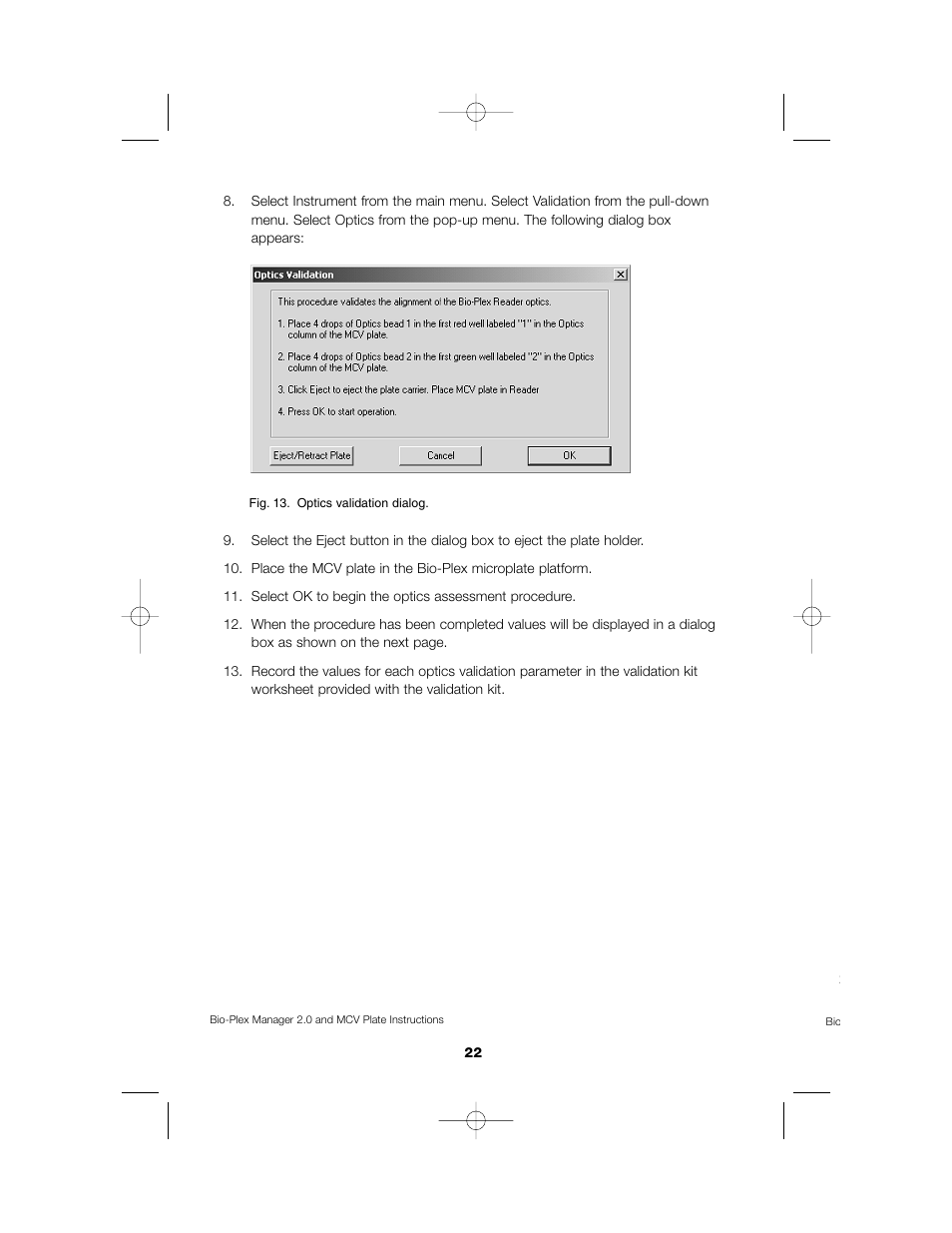 Bio-Rad Bio-Plex System Validation and Calibration Tools User Manual | Page 25 / 36