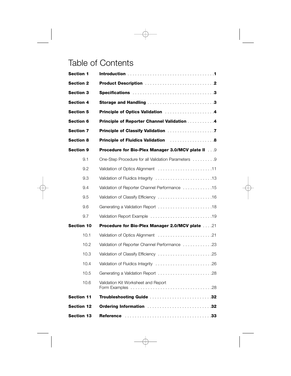 Bio-Rad Bio-Plex System Validation and Calibration Tools User Manual | Page 3 / 36