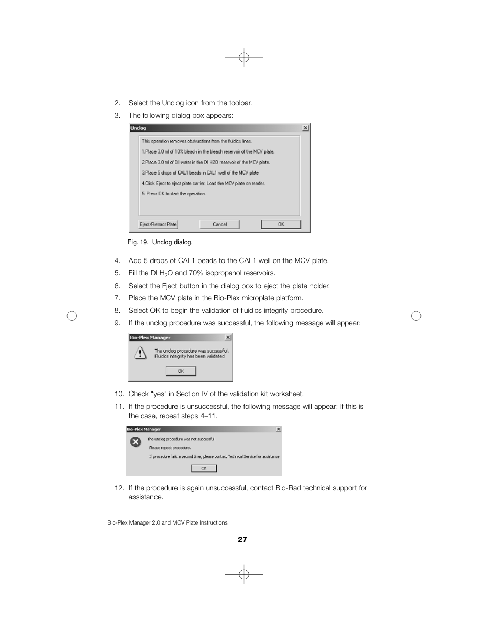 Bio-Rad Bio-Plex System Validation and Calibration Tools User Manual | Page 30 / 36