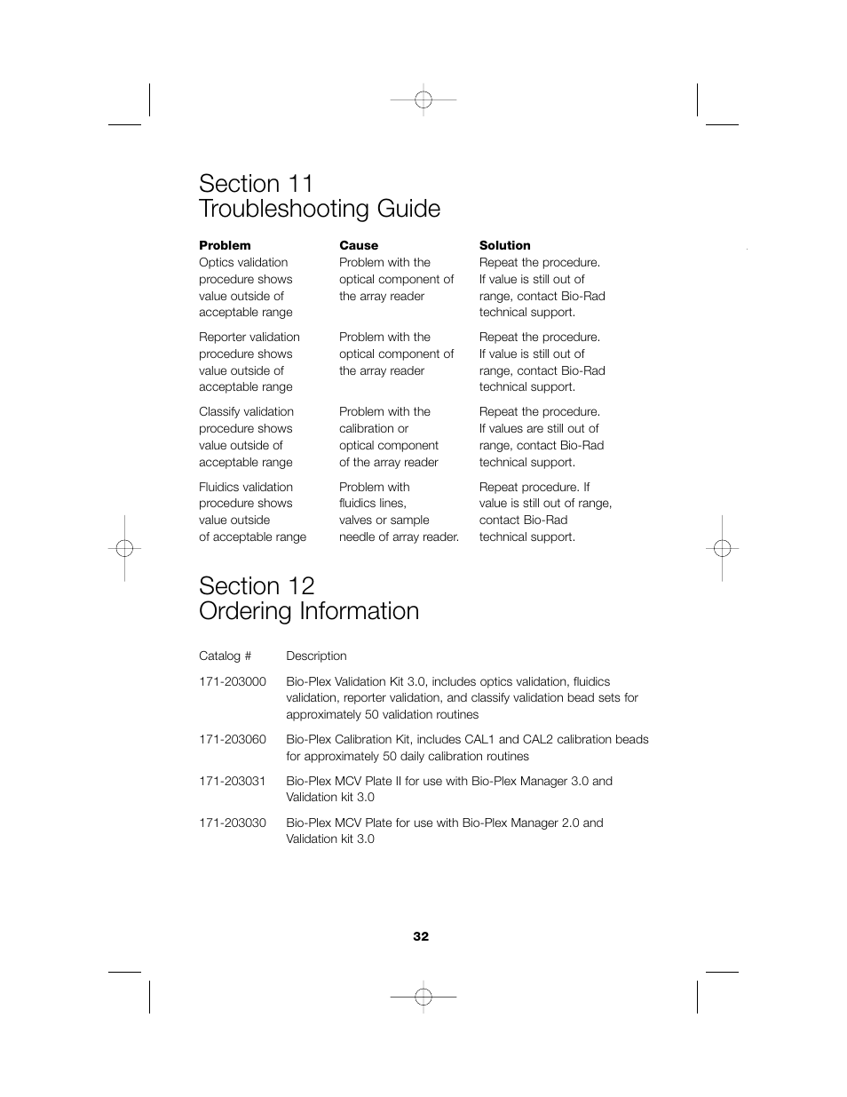 Bio-Rad Bio-Plex System Validation and Calibration Tools User Manual | Page 35 / 36