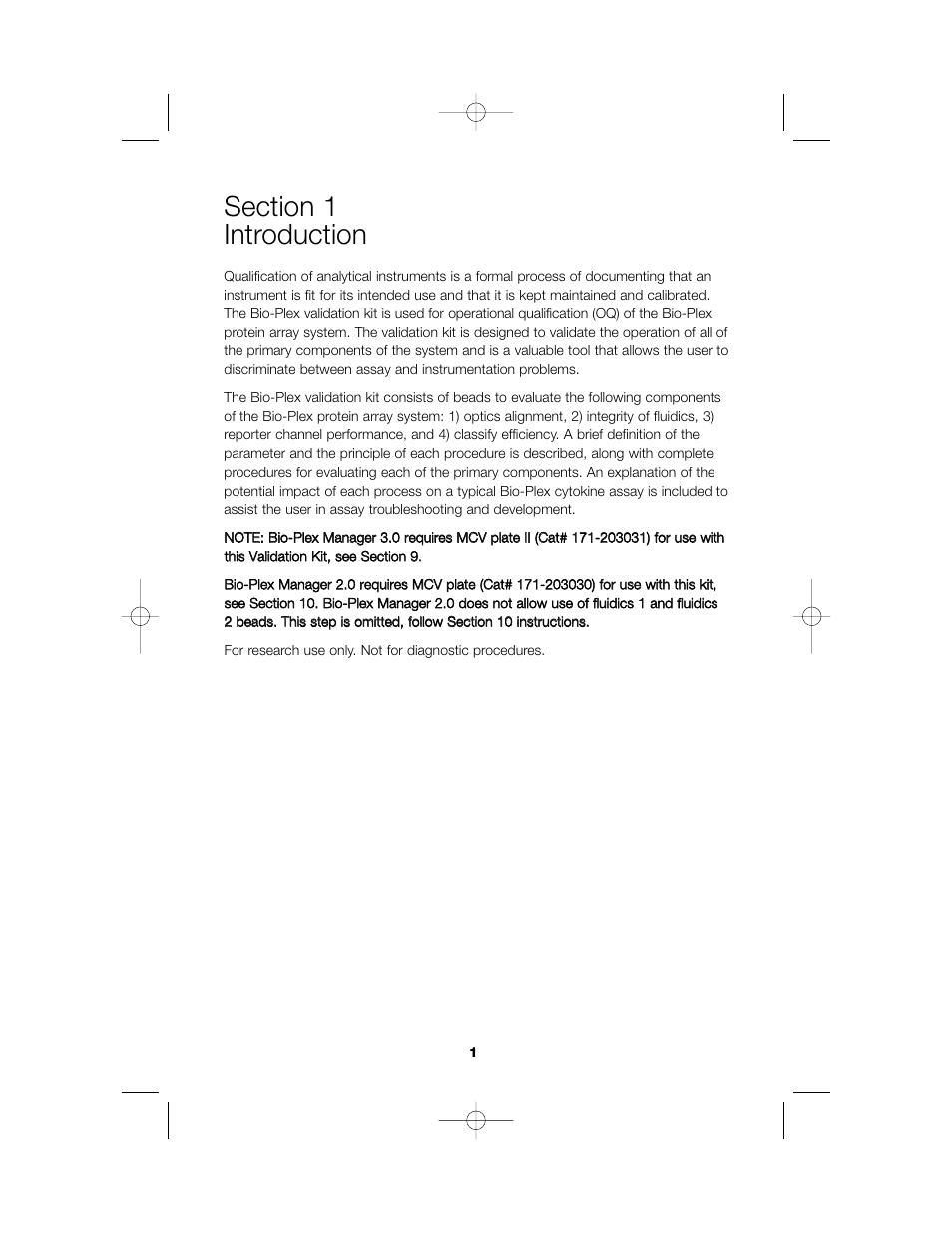 Bio-Rad Bio-Plex System Validation and Calibration Tools User Manual | Page 4 / 36