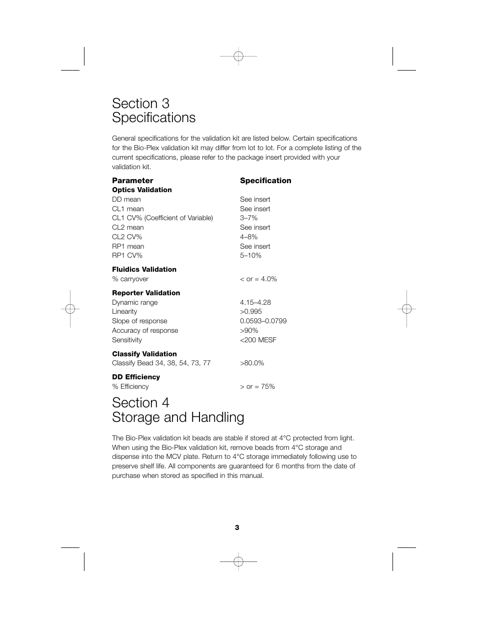 Bio-Rad Bio-Plex System Validation and Calibration Tools User Manual | Page 6 / 36
