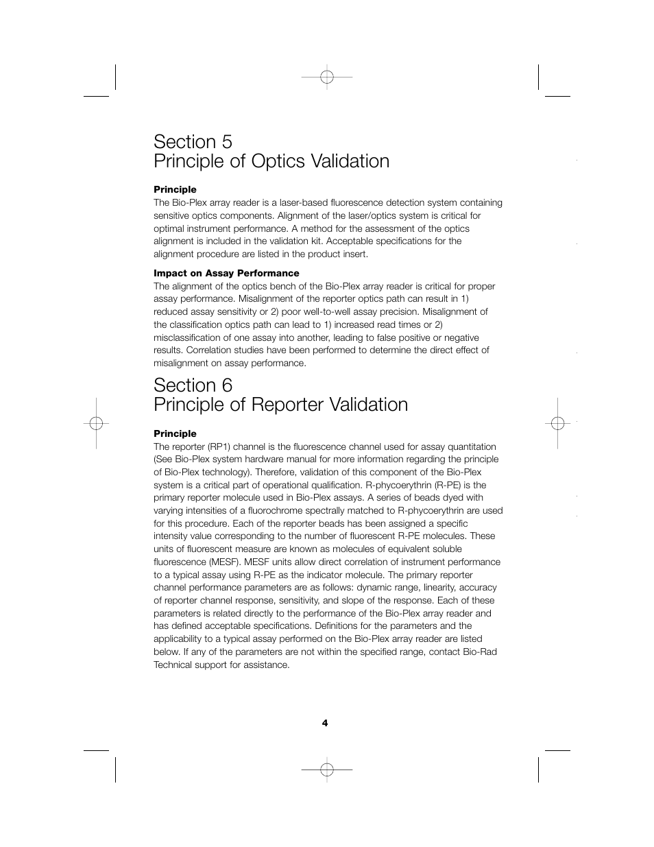 Bio-Rad Bio-Plex System Validation and Calibration Tools User Manual | Page 7 / 36