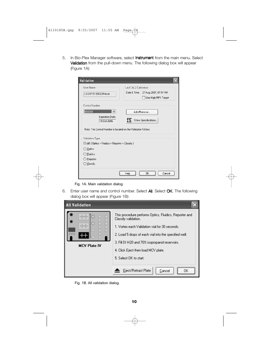 Bio-Rad Bio-Plex System Validation and Calibration Tools User Manual | Page 12 / 25