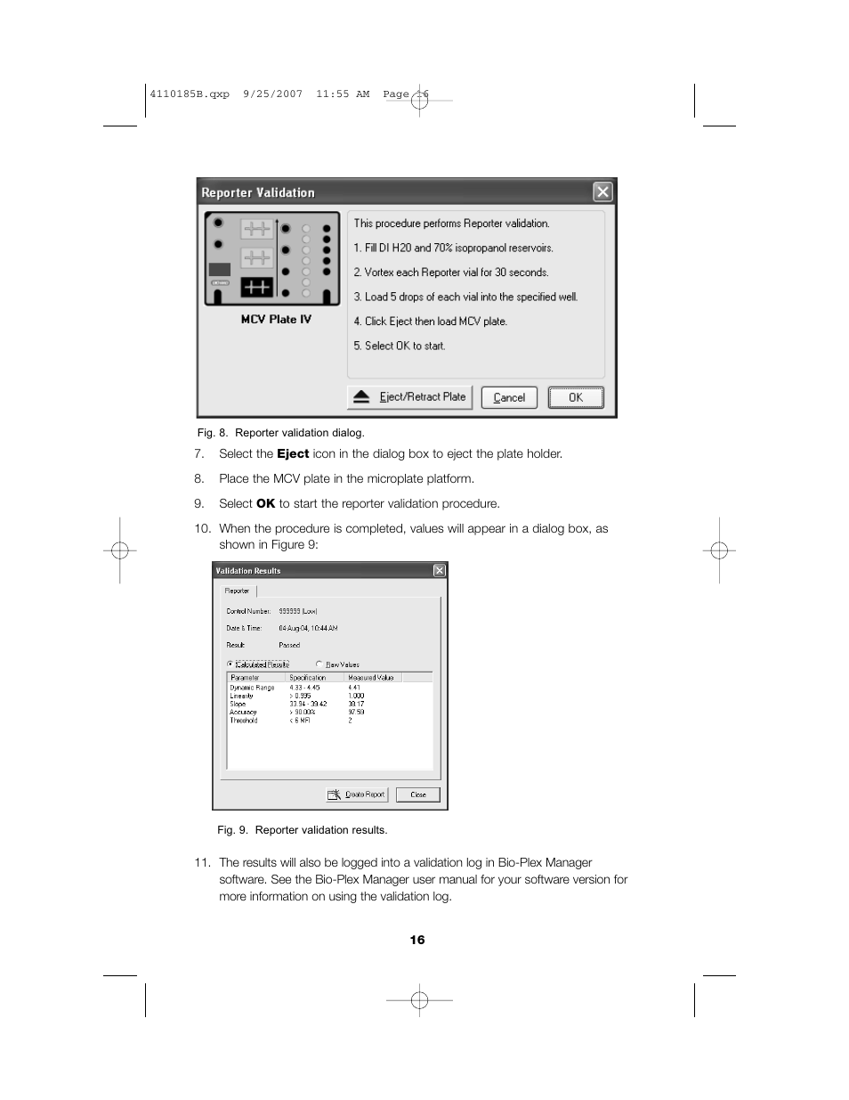 Bio-Rad Bio-Plex System Validation and Calibration Tools User Manual | Page 18 / 25