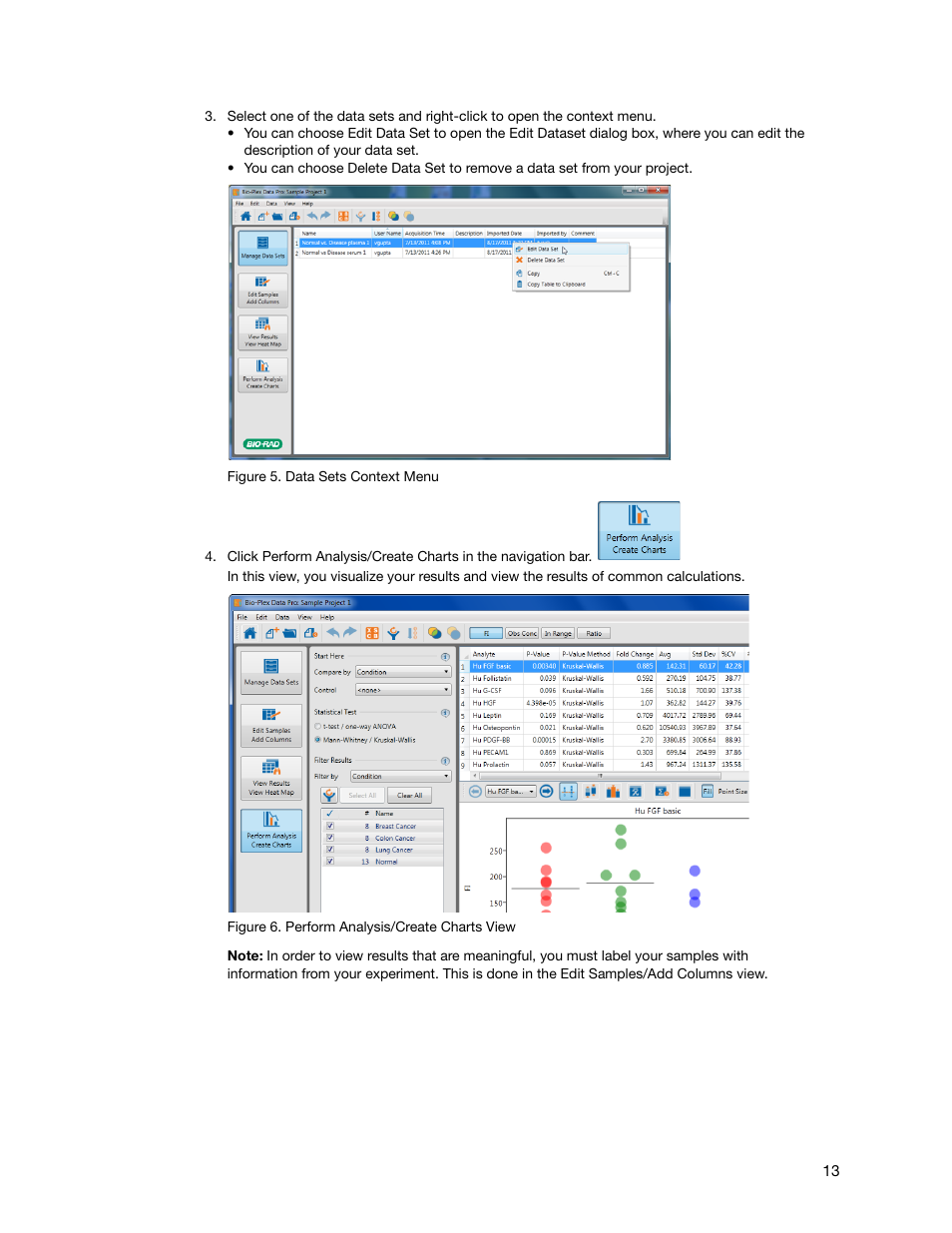 Bio-Rad Bio-Plex Data Pro™ Software User Manual | Page 13 / 36