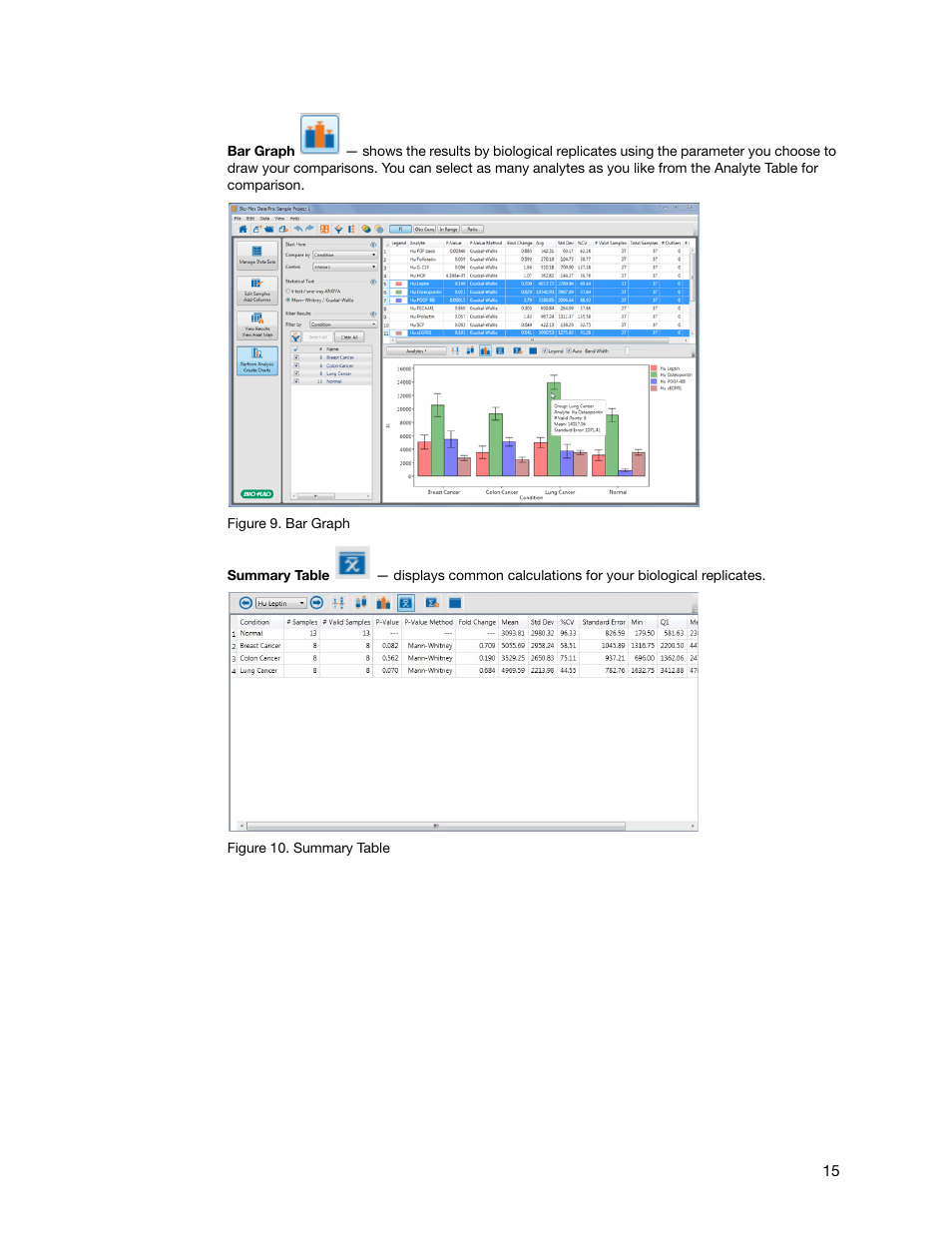 Bio-Rad Bio-Plex Data Pro™ Software User Manual | Page 15 / 36