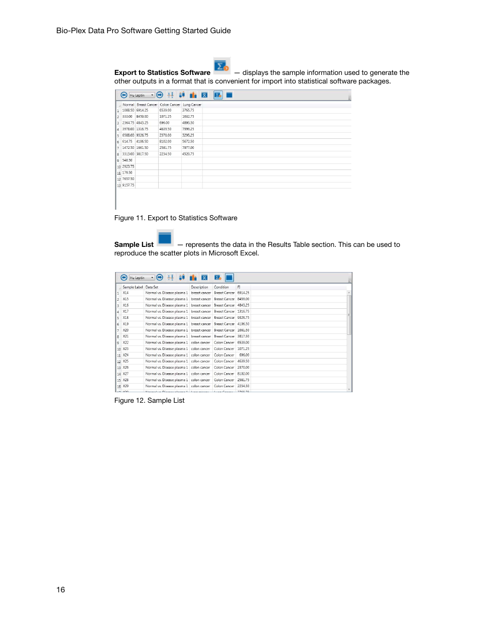 Bio-Rad Bio-Plex Data Pro™ Software User Manual | Page 16 / 36